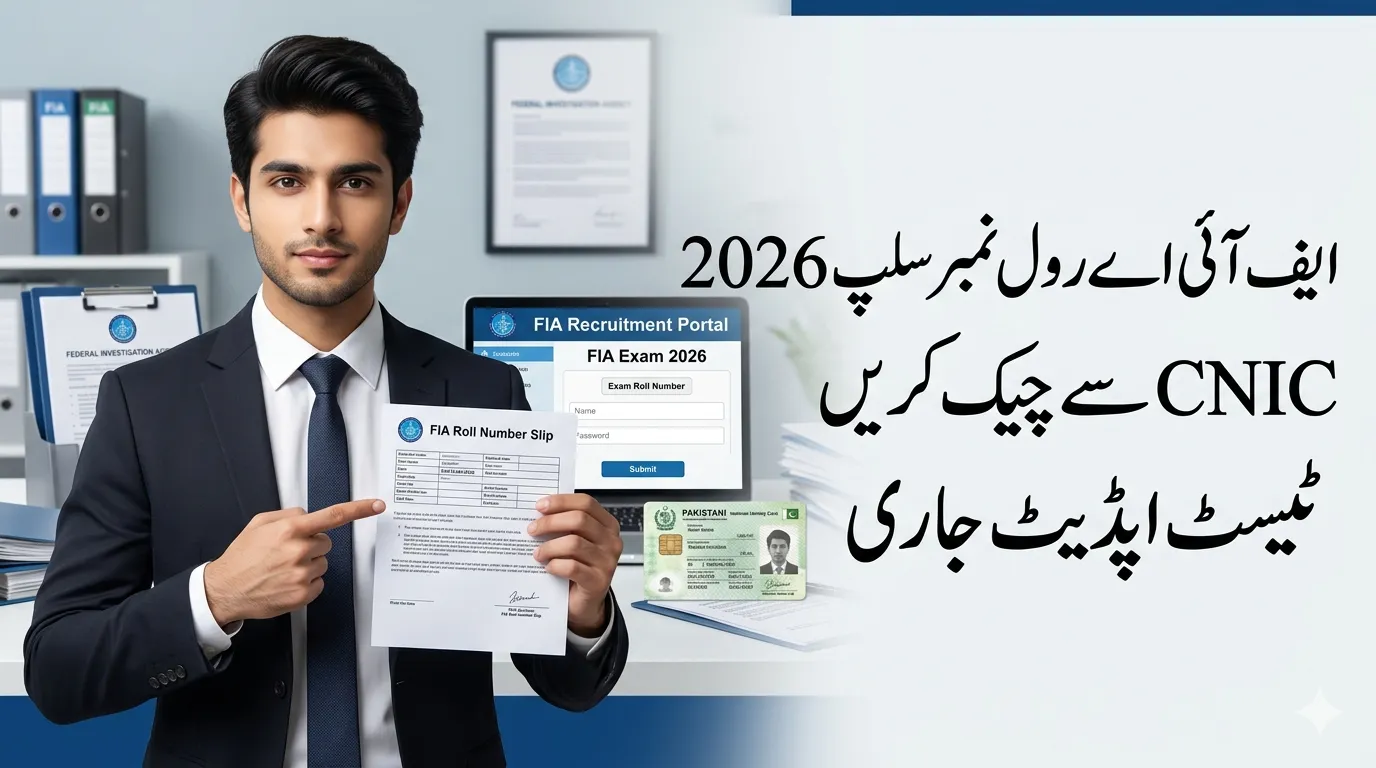 FIA Roll Number Slip 2026