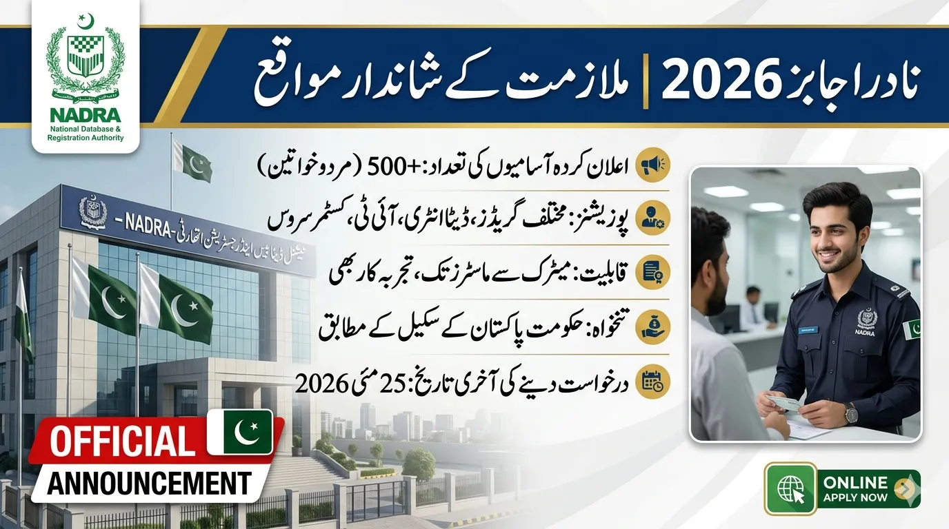 NADRA Jobs 2026