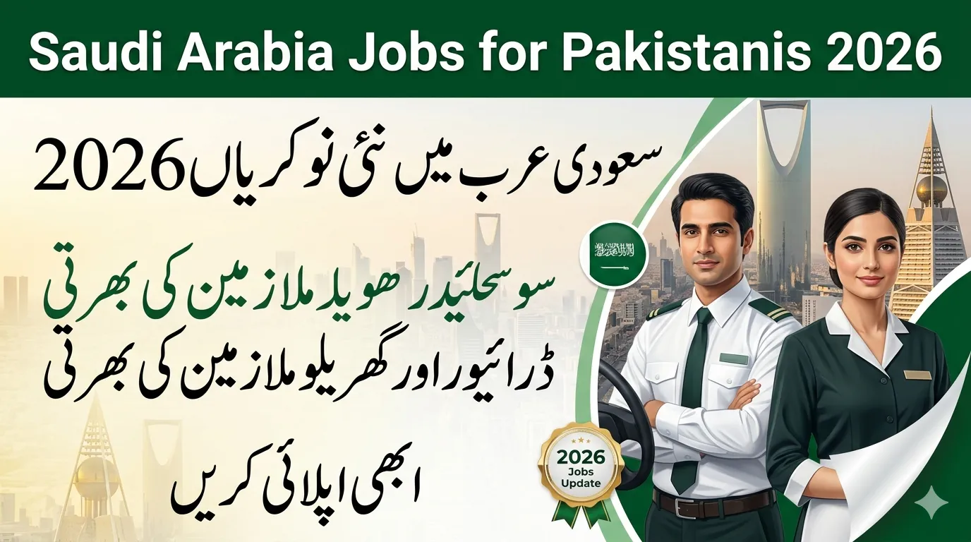 Saudi Arabia Jobs for Pakistanis